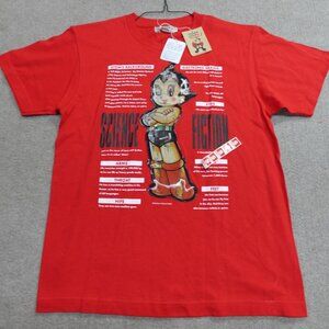 Astro Boy Shirt Small Red Japan Tezuka NEW